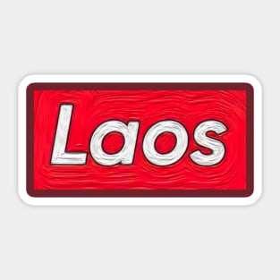 Laos Sticker